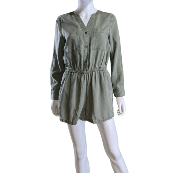 Old Navy Long Sleeve Romper Green S - Picture 4 of 10
